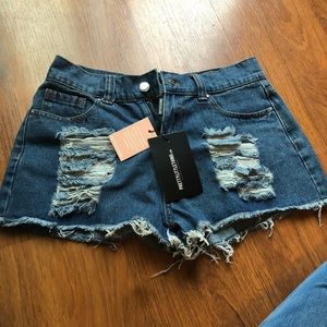 PRETTYLITTLETHING Denim Shorts